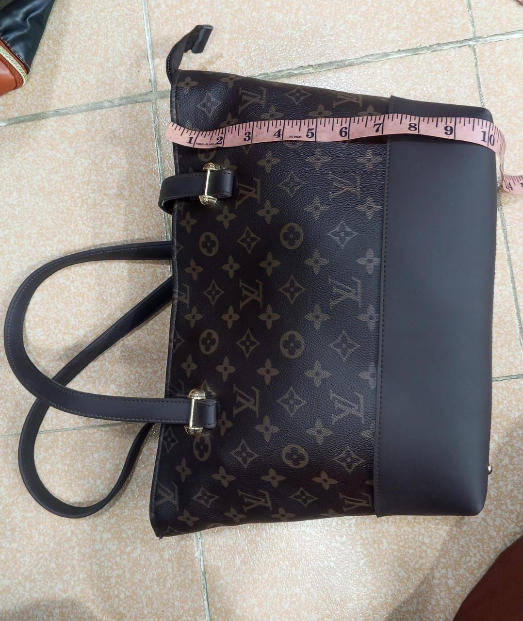 Chic Girl's Printed Rexine Tote Bag - 2 Pcs Style Set