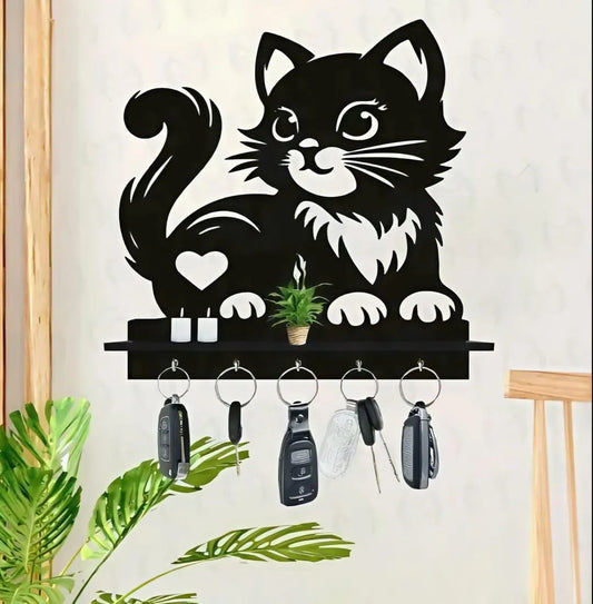 Cat Wooden Key Holder I Holder For Keys