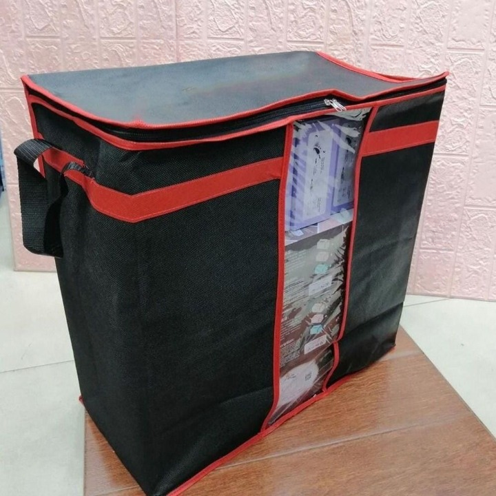 Cloth Storage Bag For Organized Wardrobe, Dust Protection, And Space-Saving Clothing Storage Solution (Pack Of 3)