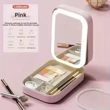 Portable Folding Makeup Mirror Jewellery Box
