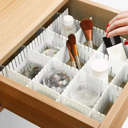 Pack Of 4 Plastic Drawer Dividers Random Color