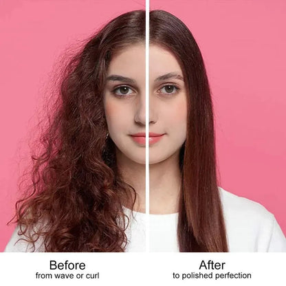 3‑in‑1 Hair Dryer with Comb, Hair Straightener & Curler for Easy Styling