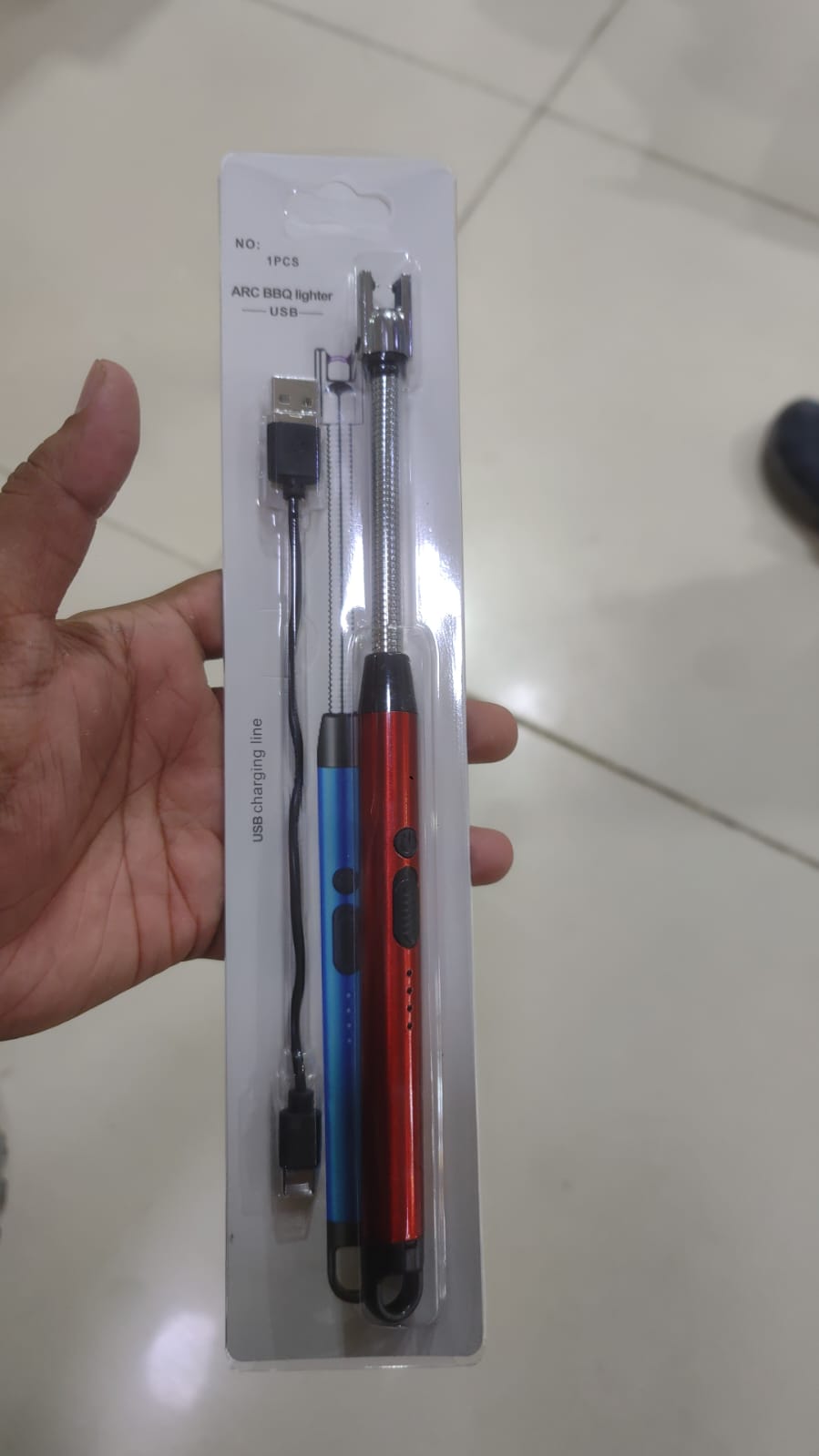 60° Outdoor Kitchen Lighter – USB Rechargeable