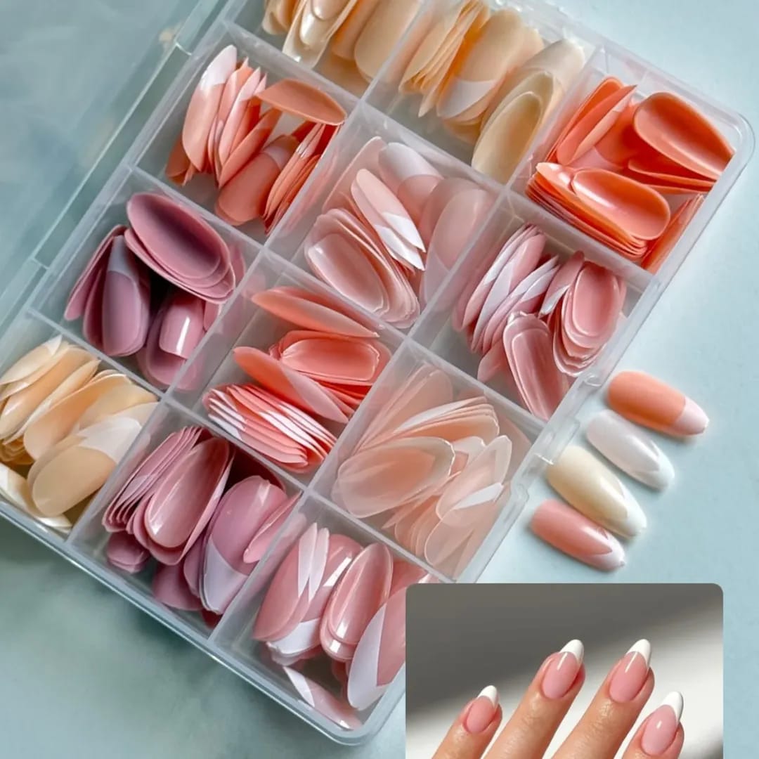 144 Pcs Multicolor Nails Box – Stylish, Durable & Easy-to-Use Parties & Nail Art Designs