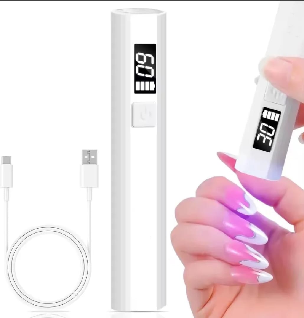 UV Light for Gel Nails – Handheld Mini Flash Cure Lamp | Portable