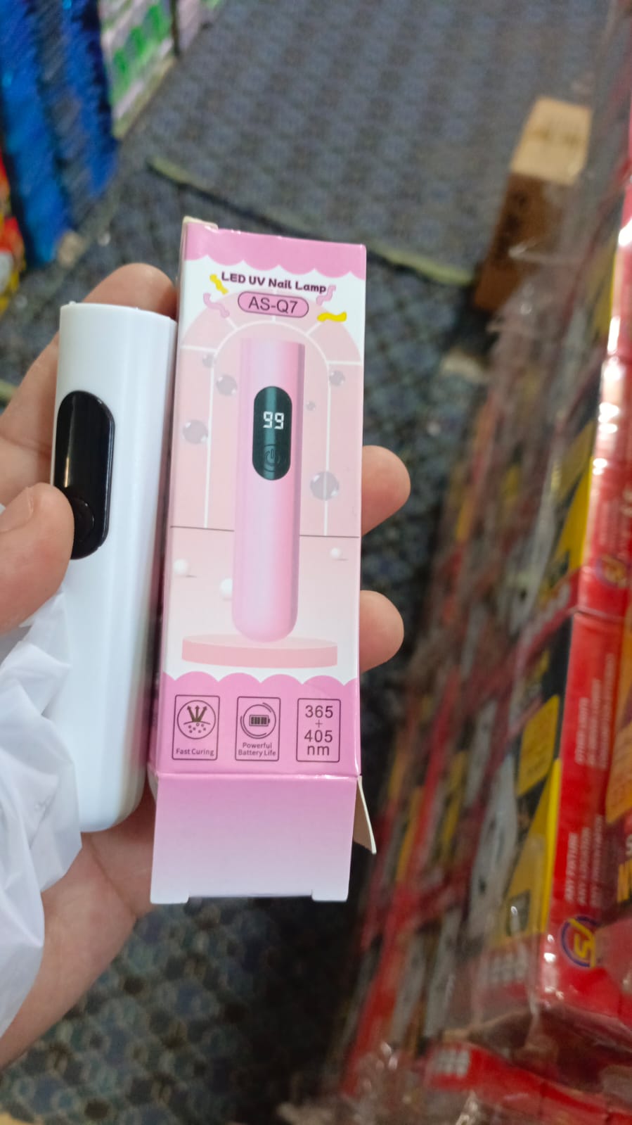 UV Light for Gel Nails – Handheld Mini Flash Cure Lamp | Portable