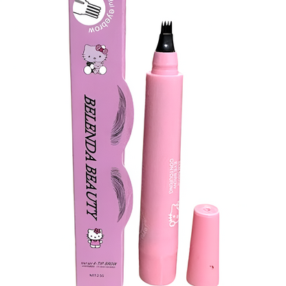 Eyebrow waterproof Pen Liquid Brow Definer Long Lasting Makeup Tool - 1Pc