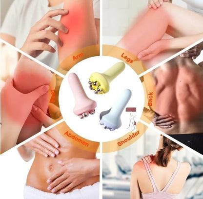 Roller Massager Body Massager Handheld Massage Ball For Muscle Back Neck Joint Foot Shoulder Leg Pain Relief | Random Color