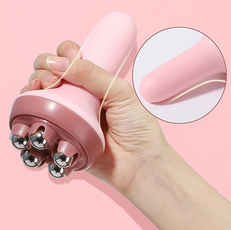 Roller Massager Body Massager Handheld Massage Ball For Muscle Back Neck Joint Foot Shoulder Leg Pain Relief | Random Color