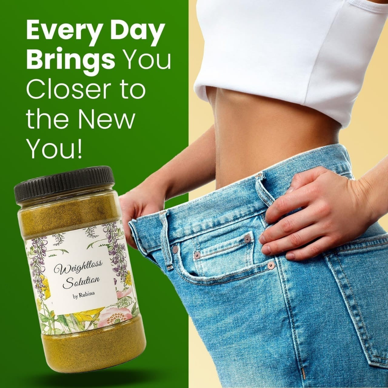 Weight Loss Powder – Natural Slimming Herbal Formula | Fat Burner & Metabolism Booster 100gram