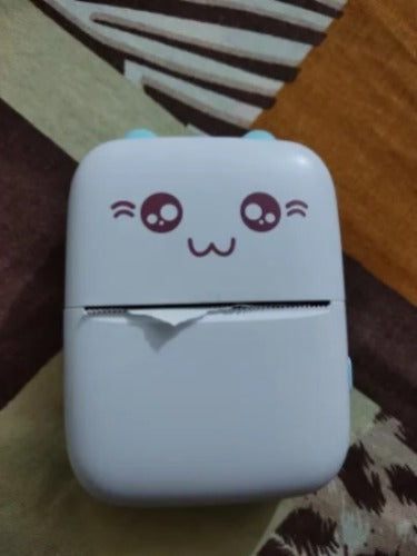 Mini Portable Thermal Printer | Wireless Bluetooth Pocket Photo Printer | 1 Paper Roll Included | Random Colou