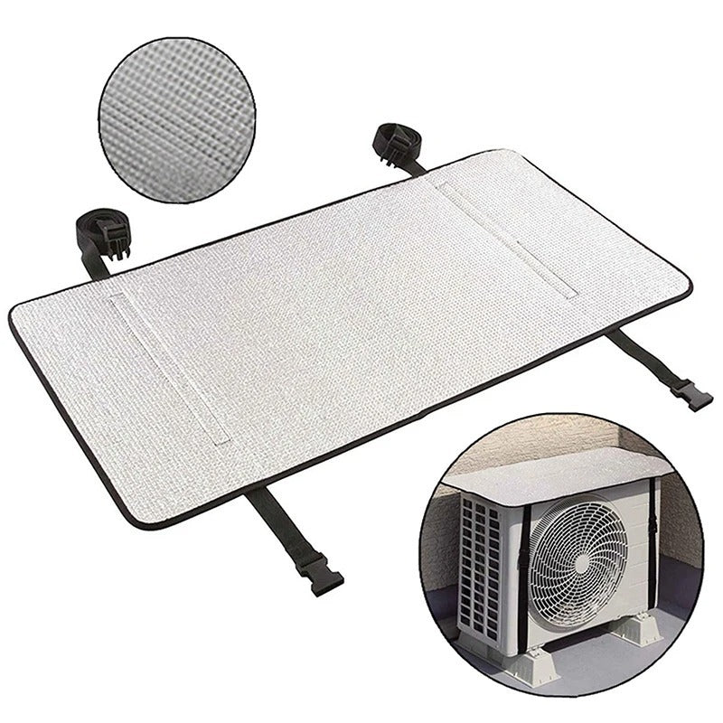 Outdoor Air Conditioner Cover – Reflective Sunshade, Rain & Dust Protection for External Units