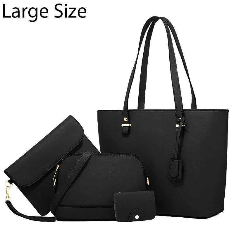Women's Leather Plain Shoulder Bag
