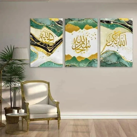 Set of 3 Wall Art Wooden Phototile Frames for Wall Decor