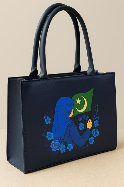 Girl's Canvas Printed Tote Bag
