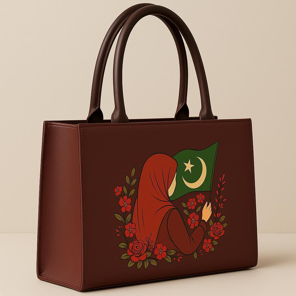 Girl's Canvas Printed Tote Bag