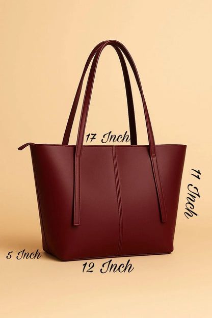 1 Piece Tote Handbag Elegant Design Premium Quality Smooth Finish Easy Carry