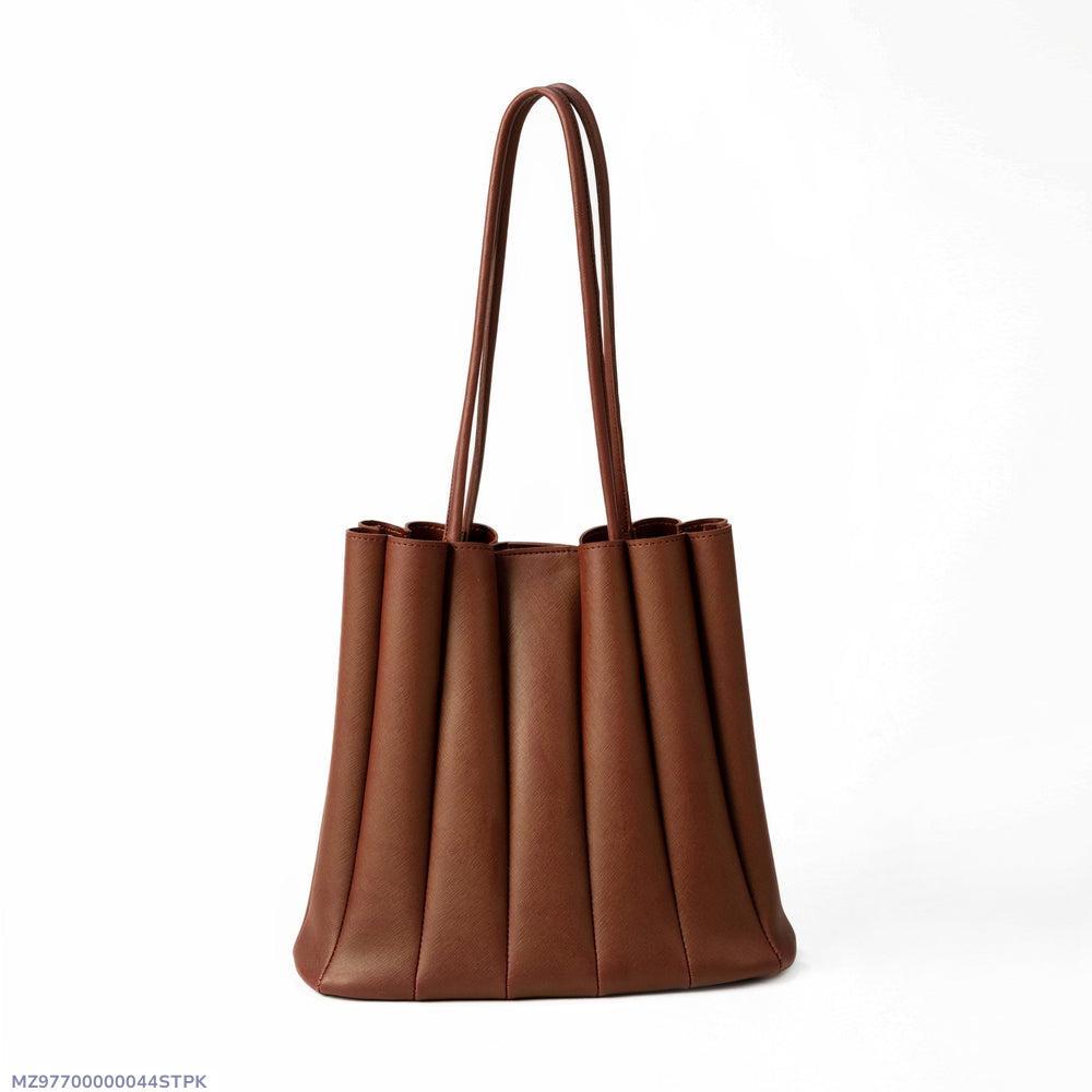 Women's PU Leather Textured Hand Bag