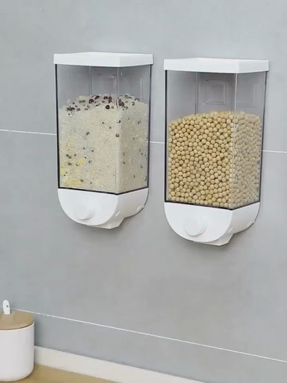 1Pc 1500ml Self-Adhesive Grain Dispenser