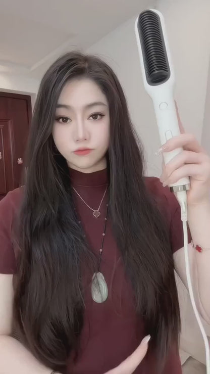 909 Hair Straightener Brush – Fast Heating, Smooth Styling, And Easy-To-Use Design For Quick And Professional Hair Straightening (Random Colors)