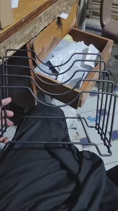 Multi Functional Kitchen Cutting Board And Pot Lid Organizer Rack