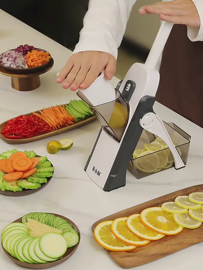 Mandoline Slicer | Safe Adjustable Vegetable Cutter