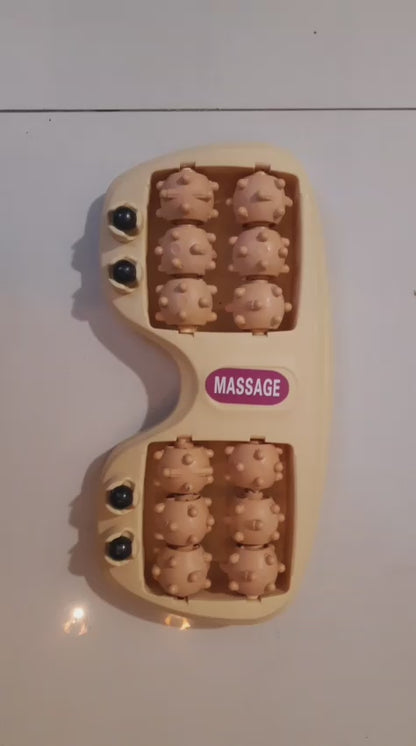 Roller Manual Foot Massager – Body Stress Buster & Accupressure Point Device for Foot & Leg Pain Relief (Random Color)