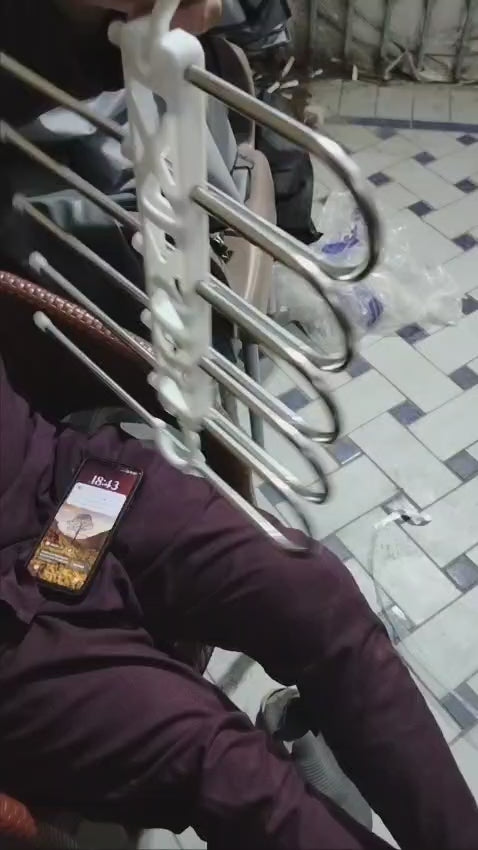 Multi-Tier Space-Saving Pants Hanger