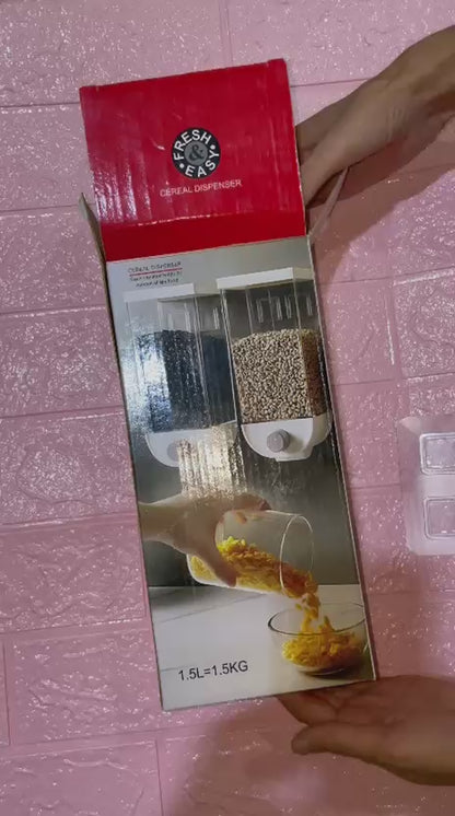 1Pc 1500ml Self-Adhesive Grain Dispenser