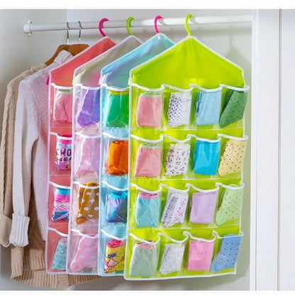 Pocket Multifunction Hanging Storage Bag | Door & Wall Mounted Closet Organizer | Random Colour