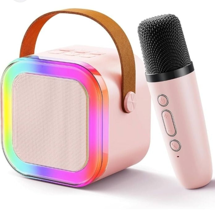 K12 Portable Speaker With Single Mic | Karaoke Microphone With Speaker | Portable Wireless Bluetooth Speaker