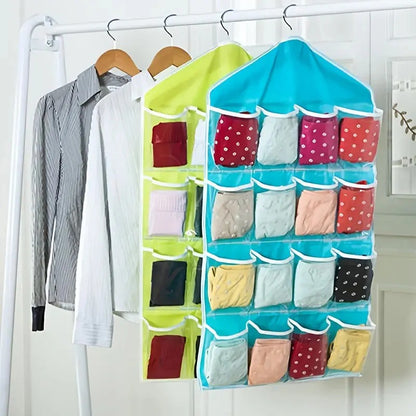 Pocket Multifunction Hanging Storage Bag | Door & Wall Mounted Closet Organizer | Random Colour