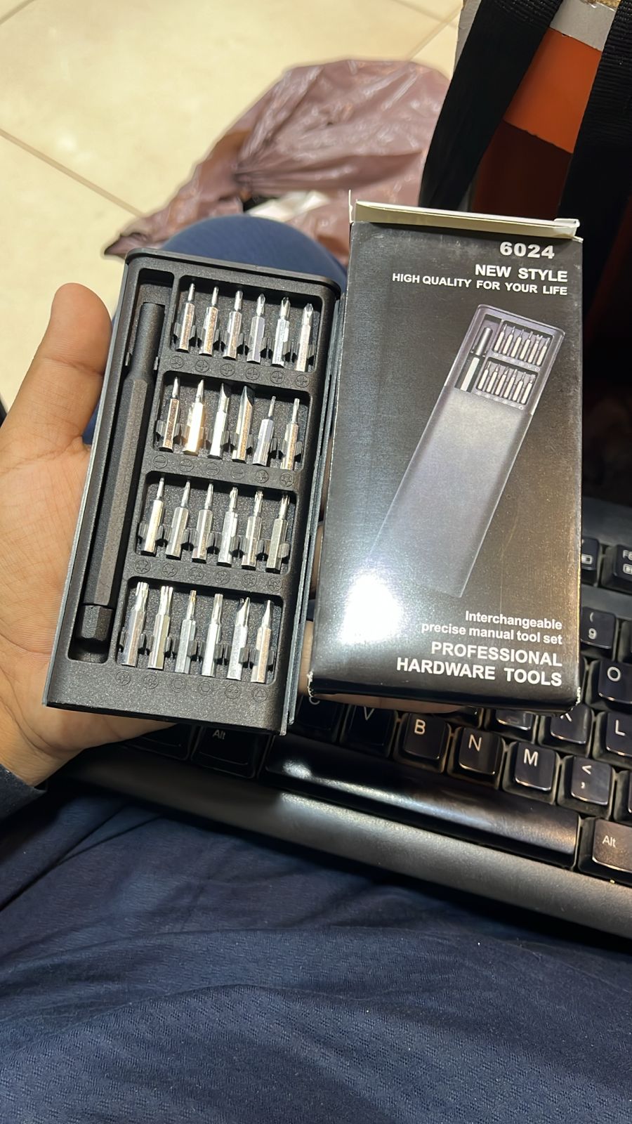 24-in-1 Precision Screwdriver Set – Pocket-Sized Magnetic Repair Toolkit with Slider Housing