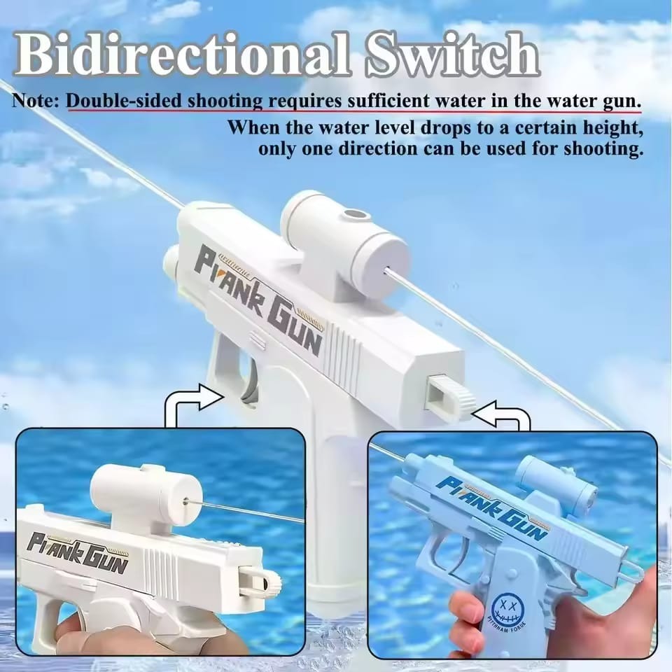 Funny Double-Sided Reverse Water Gun – Mini Tactical Prank Sprayer Toy for Kids & Adults | Summer Pool & Beach Water Fight Blaster (Random Color)